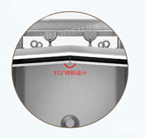 環(huán)速鮮食冷卻機-172°傾斜設計 環(huán)速鮮食冷卻機-172°傾斜設計